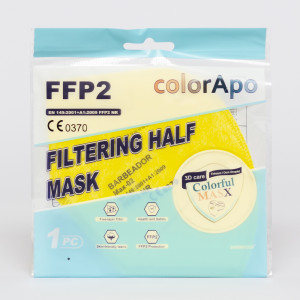 FFP2 Mundschutz Gelb