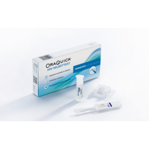ORAQUICK HIV Selbsttest durch Mundabstrich